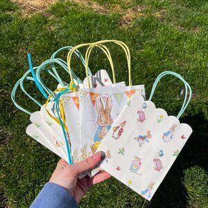 8 Beatrix Potter Peter Rabbit Gift Bags 5"x6"